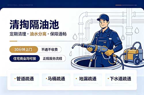 临汾清掏隔油池